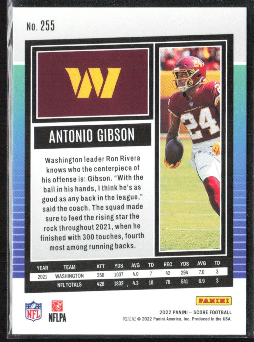 Antonio Gibson 2022 Score Racer /199 #255 Washington Commanders