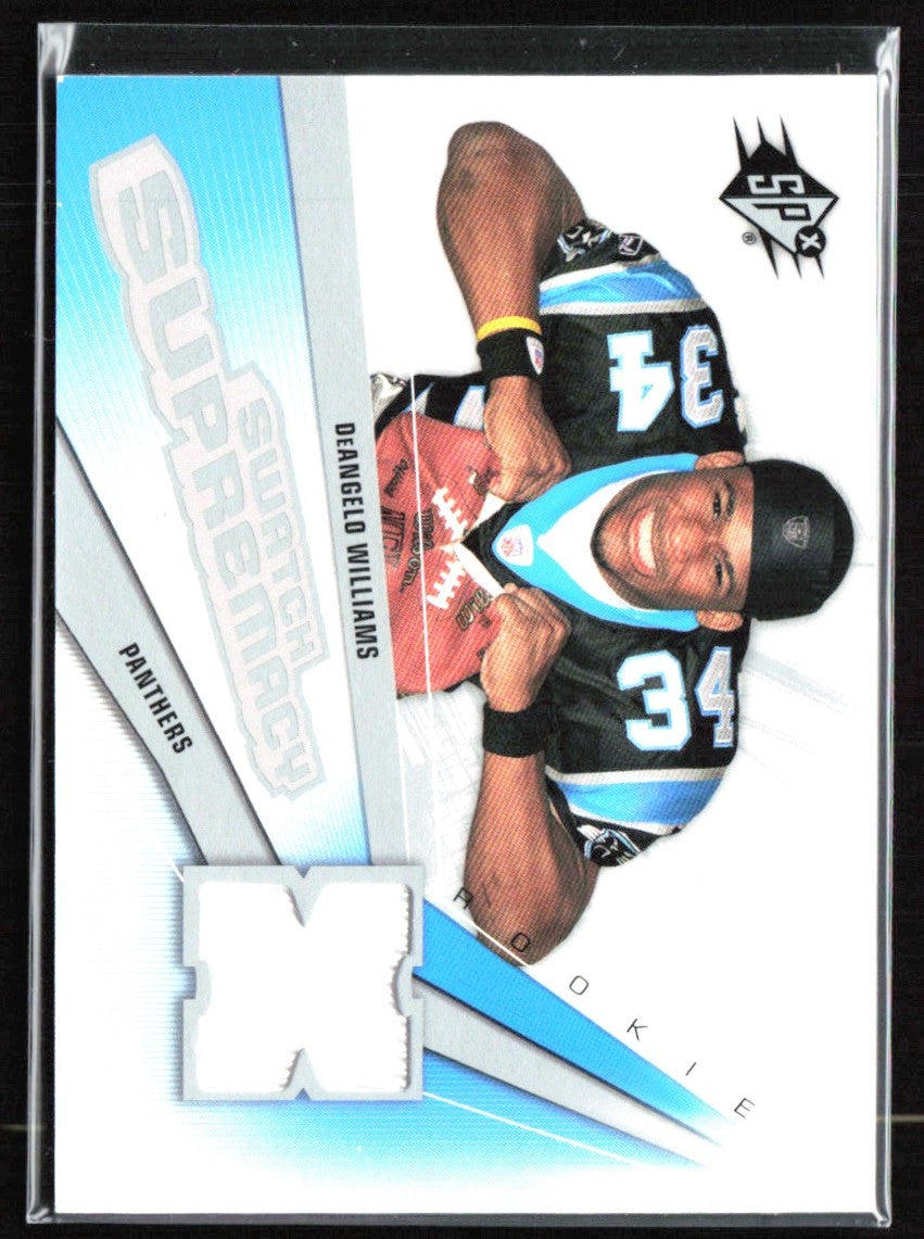 Deangelo Williams 2006 Upper Deck SPX Swatch Supremacy Jersey #SW-DW