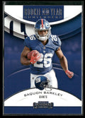 Saquon Barkley 2018 Panini Contenders Rookie of the Year RC #RYA-SB