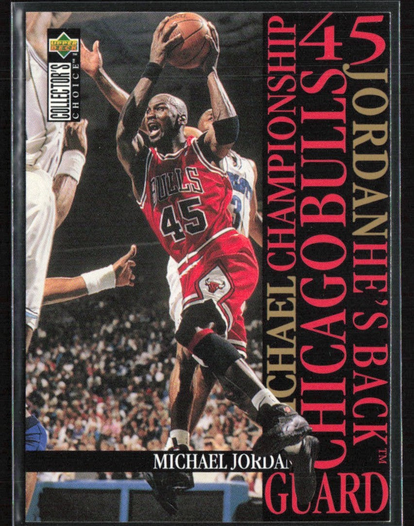 Michael Jordan 1995 Collector's Choice He's Back #M4 Chicago Bulls