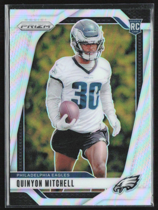 Quinyon Mitchell 2024 Panini Prizm Silver RC #381 Philadelphia Eagles