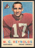 M.C. Reynolds 1959 Topps RC #135 Chicago Cardinals