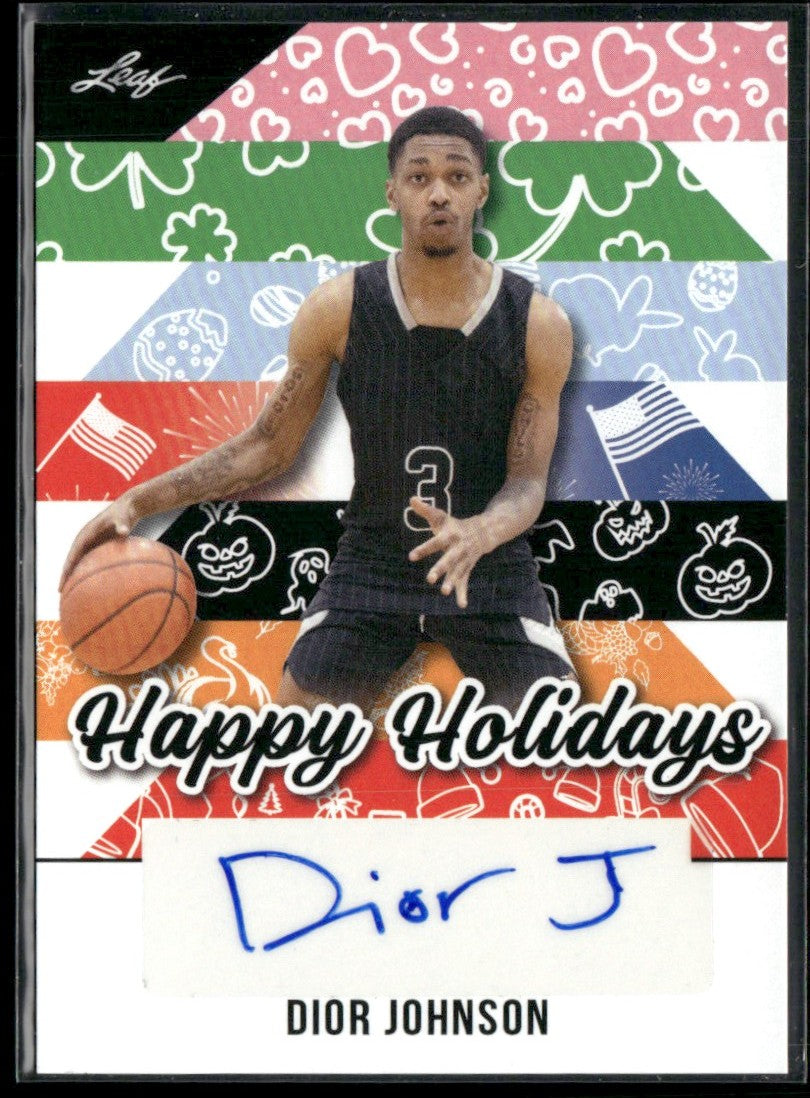 Dior Johnson 2025 Leaf Happy Holidays AUTO #BA-DJ1