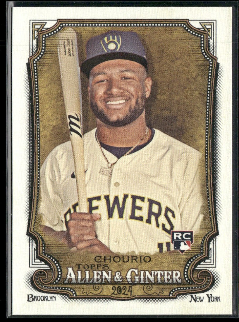 Jackson Chourio 2024 Topps Allen & Ginter RC #276 Milwaukee Brewers