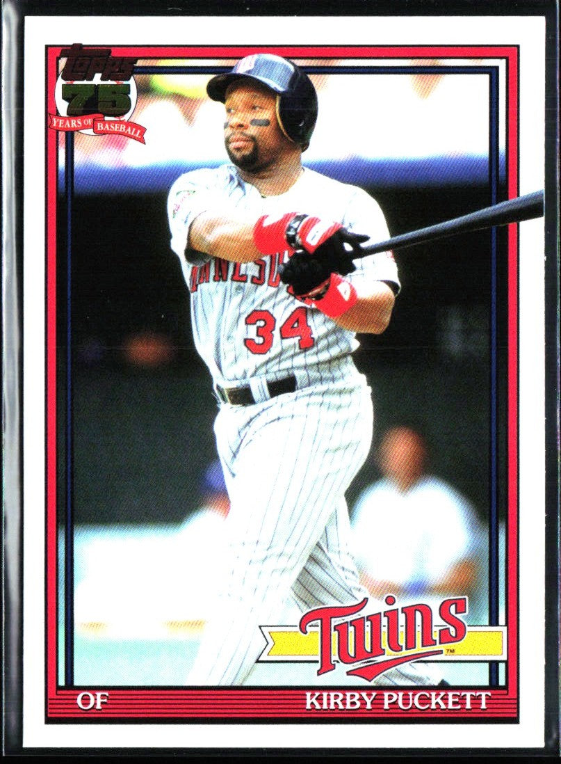 Kirby Puckett 2026 Topps 1991 Design #T91-94 Minnesota Twins