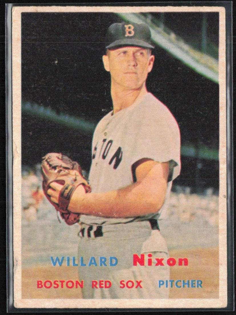 Willard Nixon 1957 Topps #189 Boston Red Sox