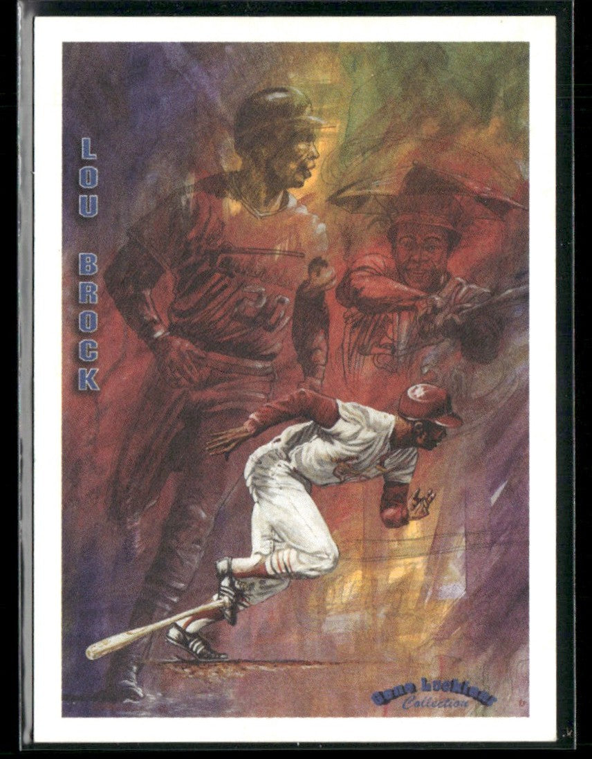 Lou Brock 1993 Ted Williams Locklear Collection /30000 #LC2 St. Louis Cardinals