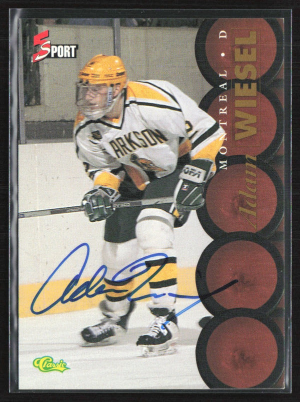 Adam Wiesel 1995 Classic 5 Sport Missing Serial Number AUTO Montreal Canadiens