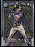 Charlie Condon 2025 Bowman Chrome 1st #BCP-75 Colorado Rockies