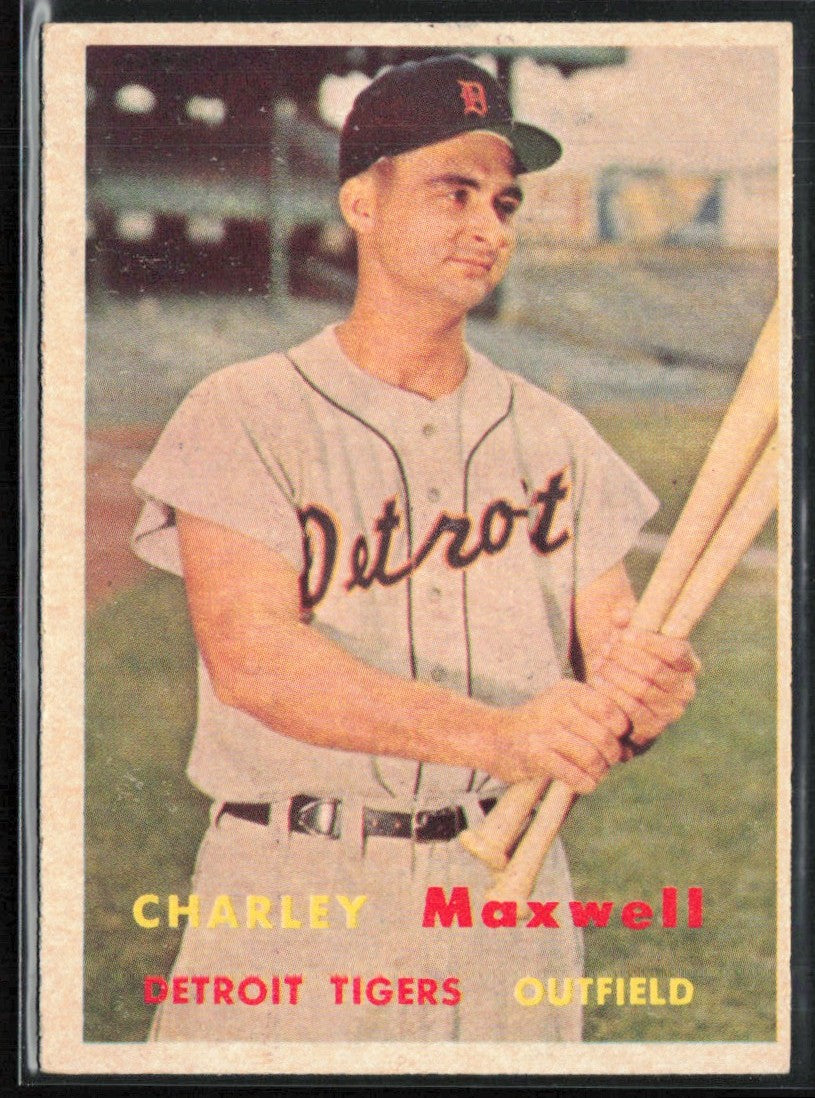 Charley Maxwell 1957 Topps #205 Detroit Tigers