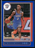 Shai Gilgeous-Alexander 2021 Hoops Blue #3 Oklahoma City Thunder