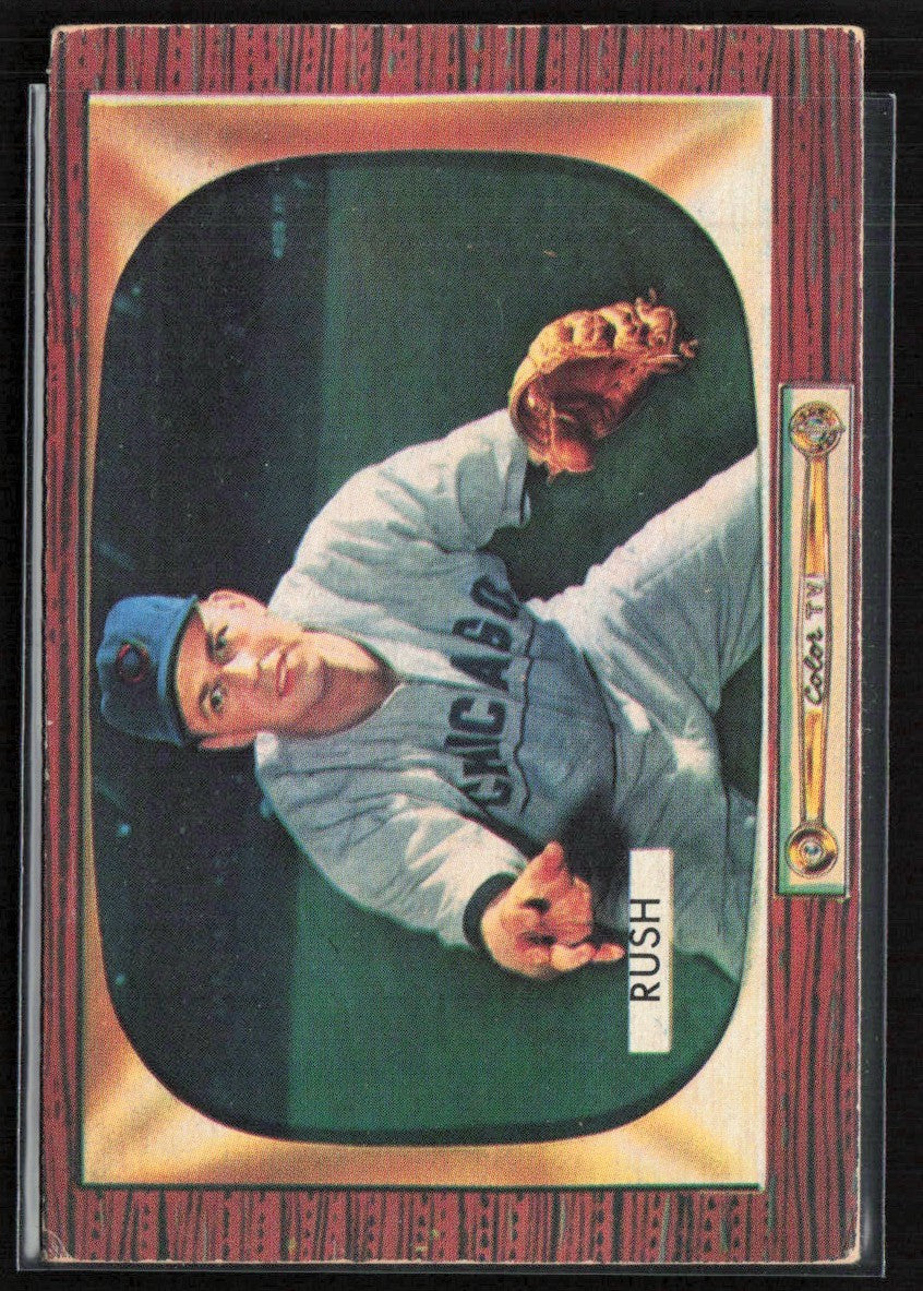 Bob Rush 1955 Bowman #182 Chicago Cubs