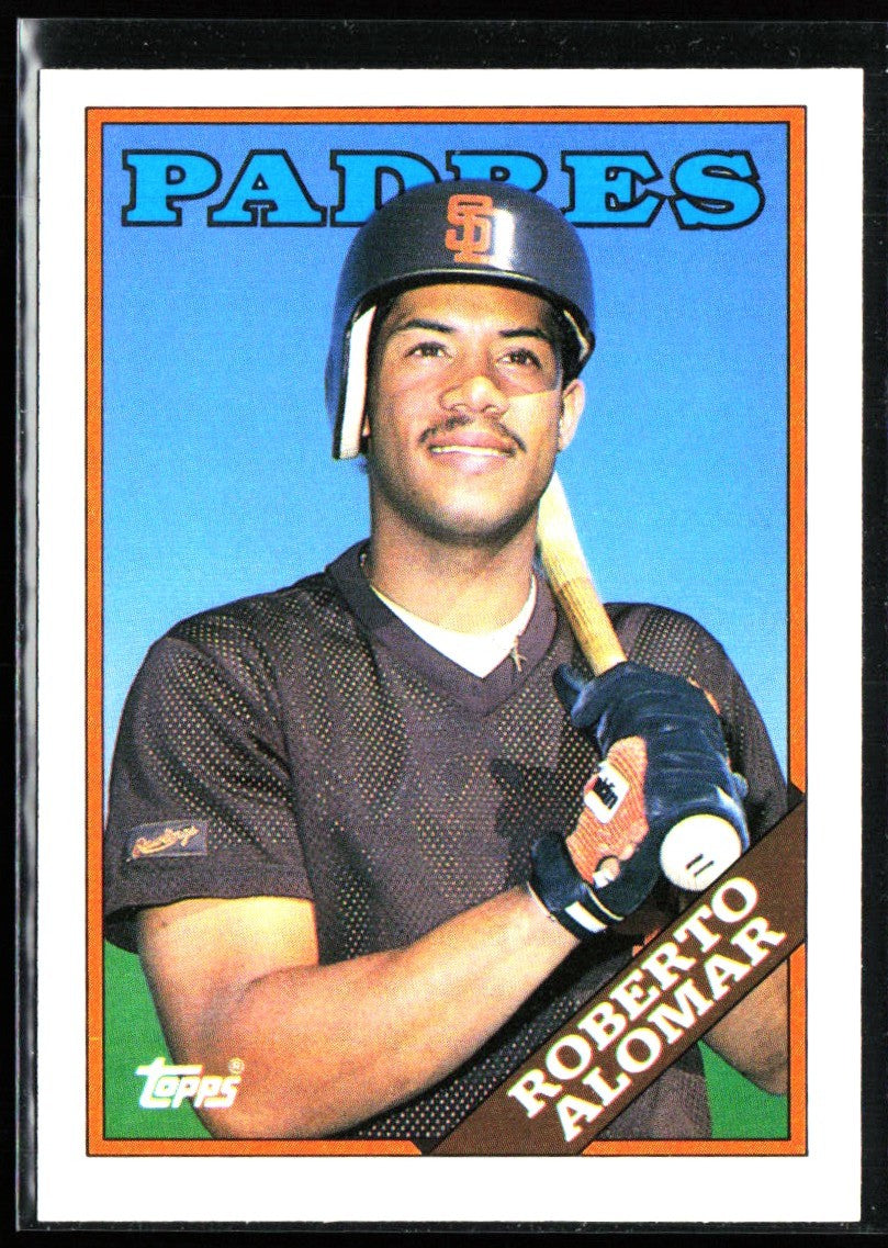 Roberto Alomar 1988 Topps Traded RC #4T San Diego Padres