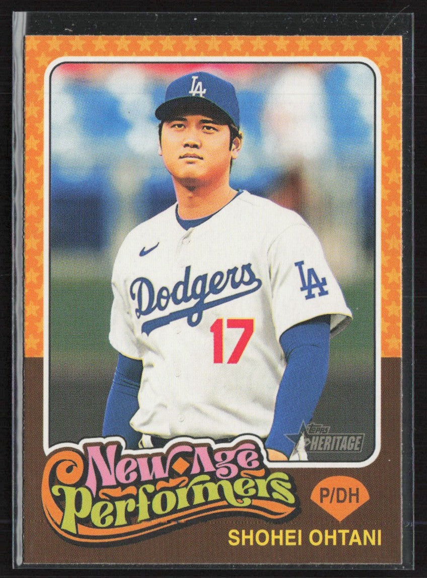 Shohei Ohtani 2024 Topps Heritage New Age Performers #NAP-1 Los Angeles Dodgers