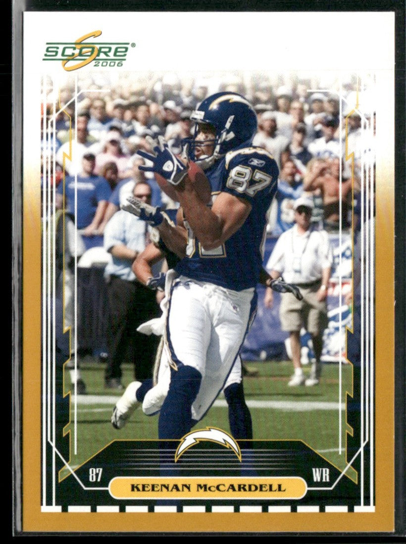 Keenan McCardell 2006 Score Gold /600 #226 San Diego Chargers