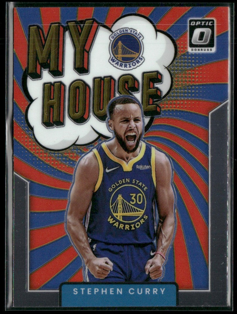 Stephen Curry 2021 Donruss Optic My House #3 Golden State Warriors