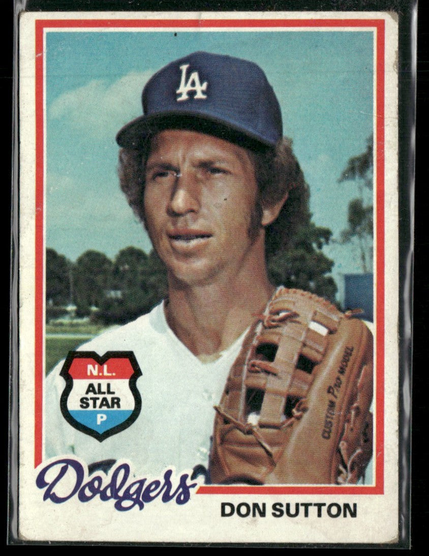 Don Sutton 1978 Topps #310 Los Angeles Dodgers