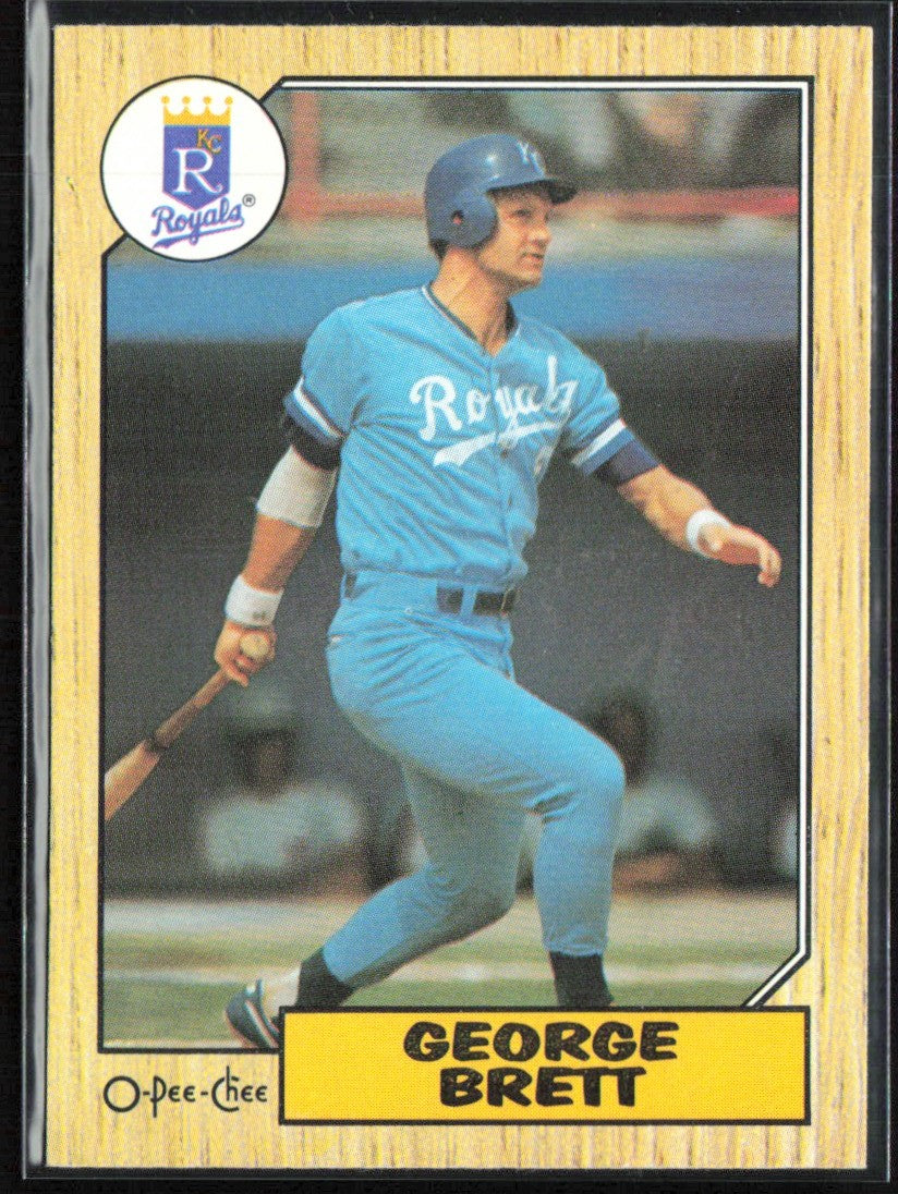 George Brett 1987 O-Pee-Chee #126 Kansas City Royals