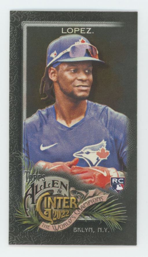 Otto Lopez 2022 Topps Allen & Ginter Mini Black RC #212 Toronto Blue Jays