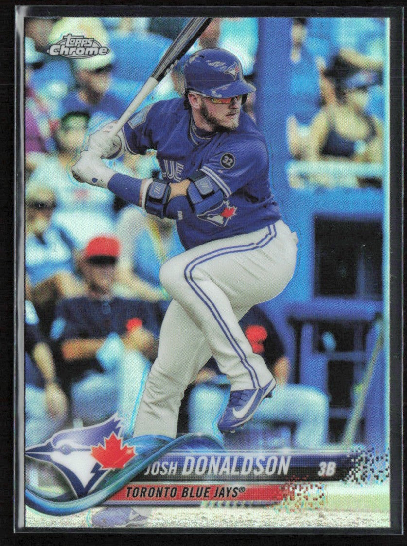 Josh Donaldson 2018 Topps Chrome Refractor #8 Toronto Blue Jays