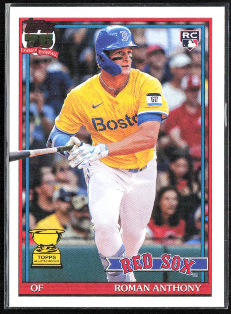 Roman Anthony 2026 Topps 1991 Design RC #T91-71 Boston Red Sox