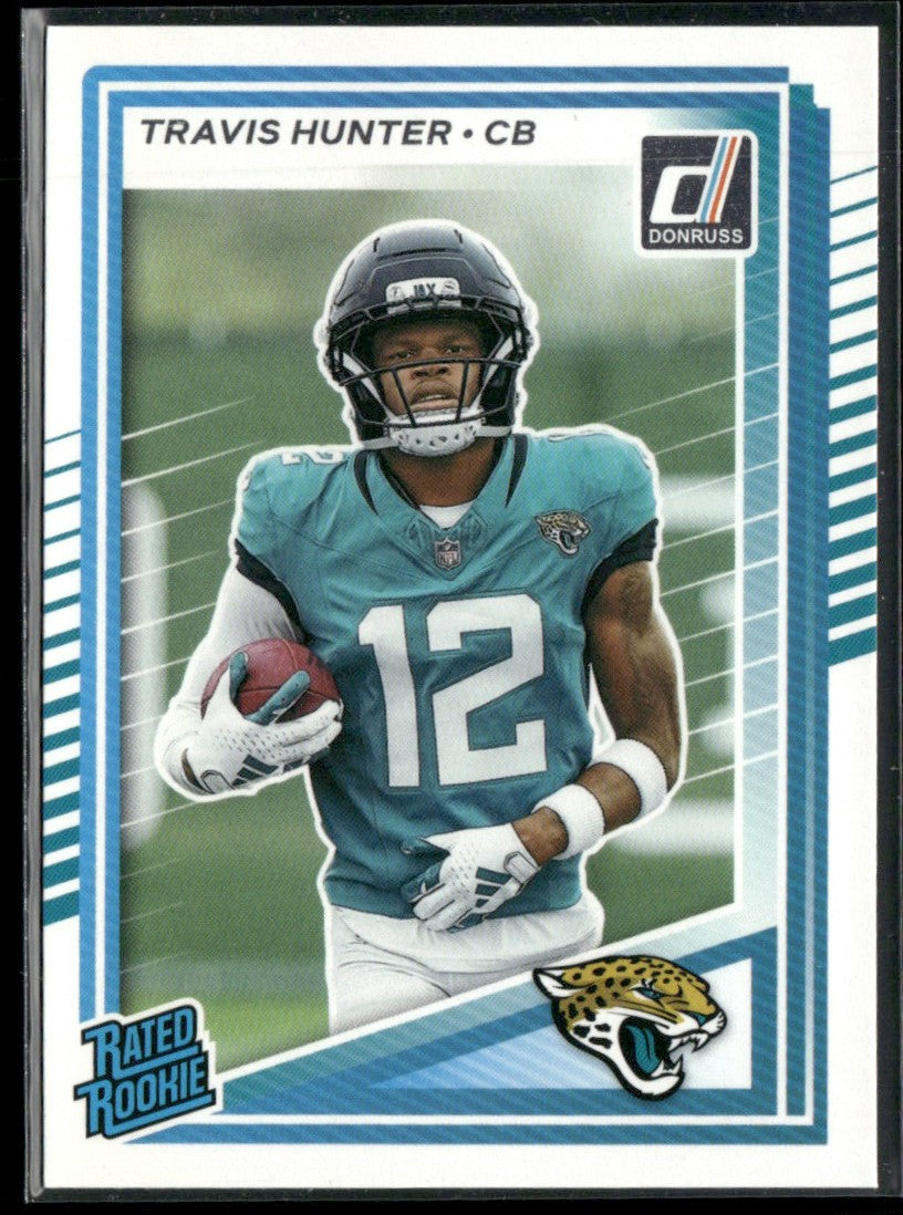 Travis Hunter 2025 Donruss Rated Rookies RC #301 Jacksonville Jaguars