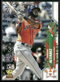 Yordan Alvarez 2020 Topps Holiday RC #HW105 Houston Astros
