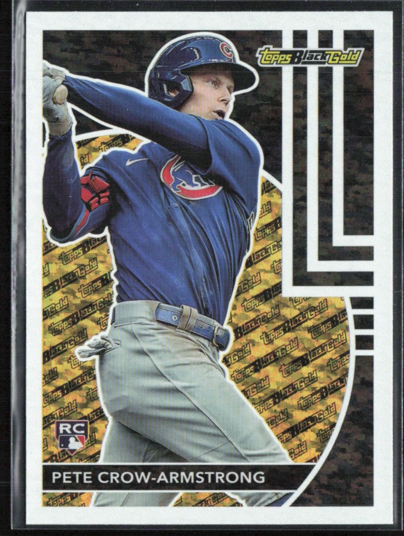Pete Crow-Armstrong 2024 Topps Black Gold RC #BG-15 Chicago Cubs