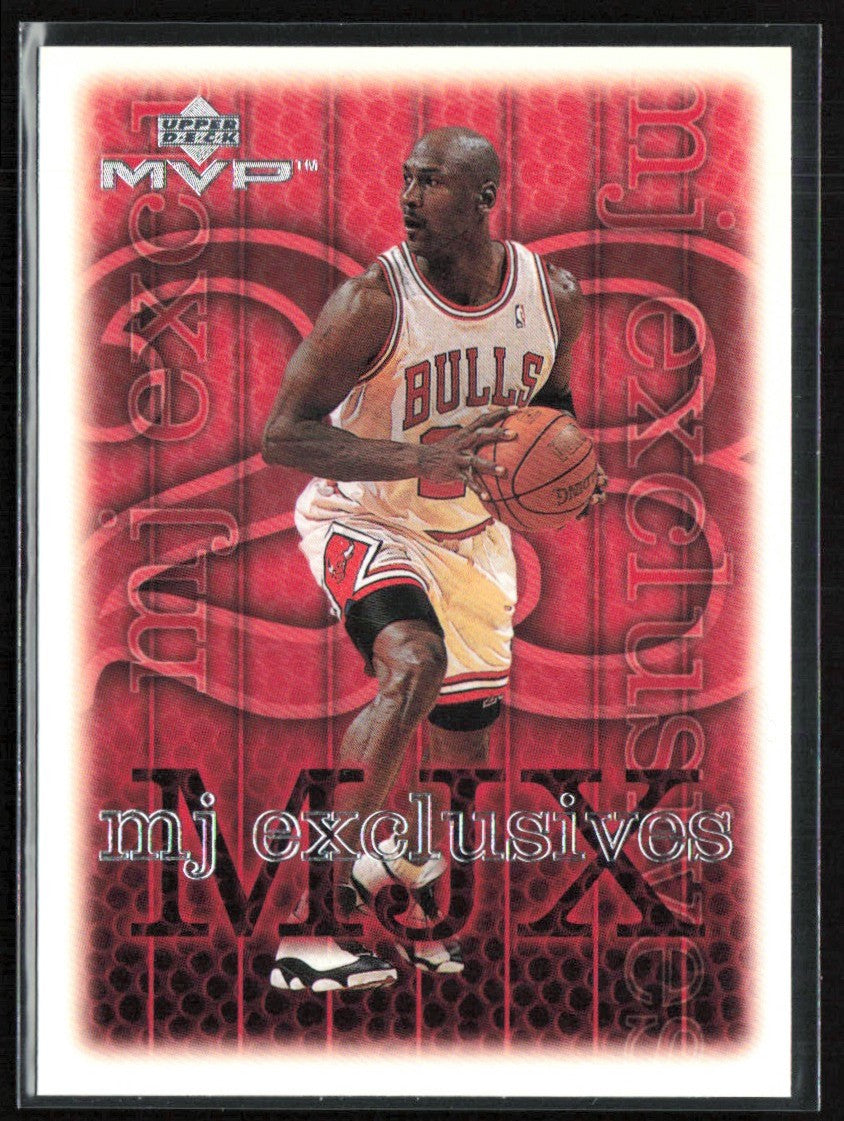 Michael Jordan 1999 Upper Deck MVP MJ Exclusives #206 Chicago Bulls