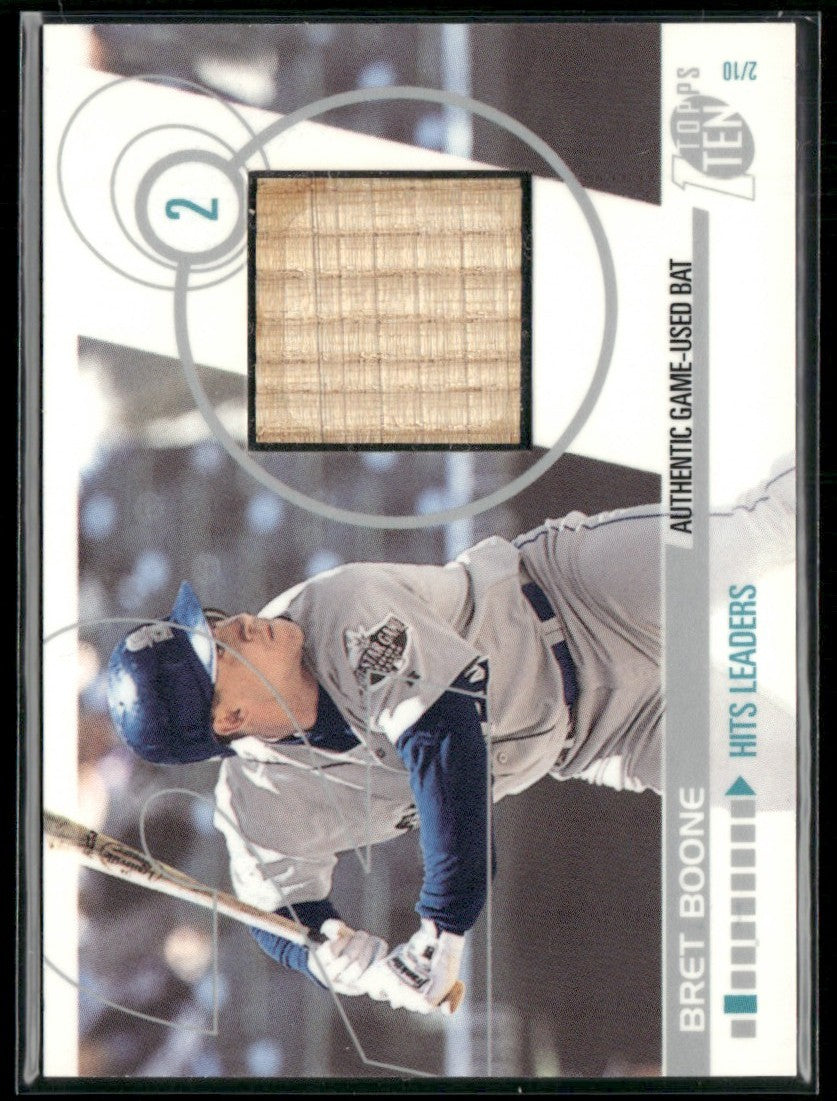 Bret Boone 2002 Topps Ten Bat #TTR-BBO Seattle Mariners