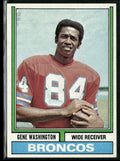 Gene Washington 1974 Topps #63 Denver Broncos