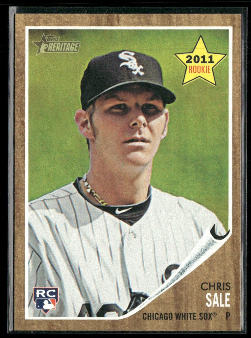 Chris Sale 2011 Topps Heritage RC #214 Chicago White Sox