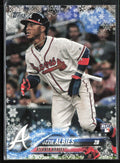 Ozzie Albies 2018 Topps Holiday RC #HMW140 Atlanta Braves