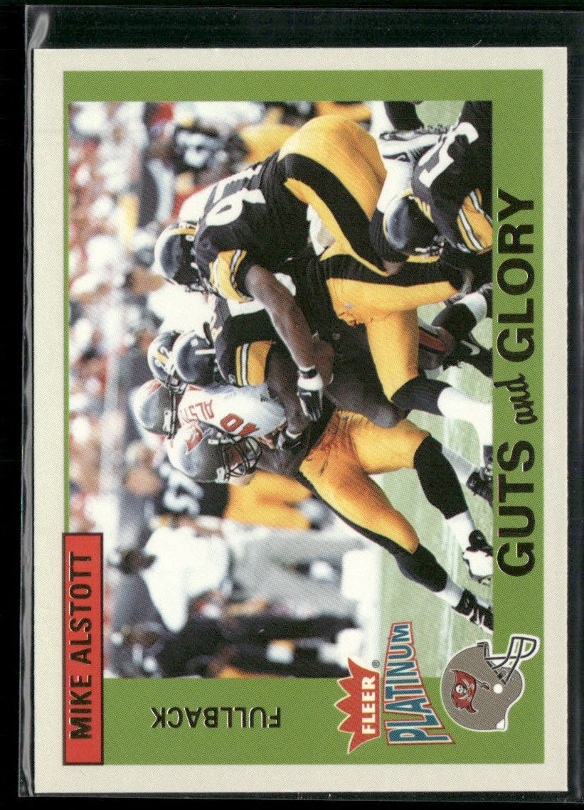 Mike Alstott 2002 Fleer Platinum Guts and Glory #4 Tampa Bay Buccaneers