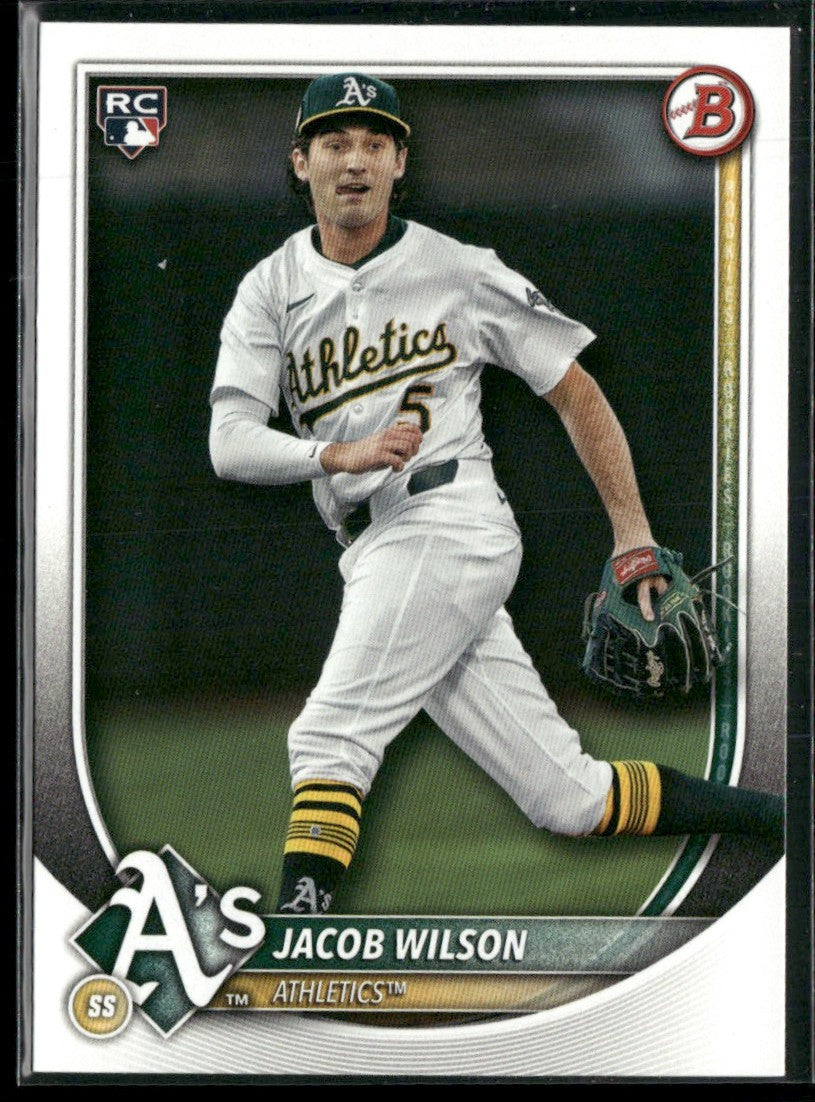 Jacob Wilson 2025 Bowman RC #9 Athletics