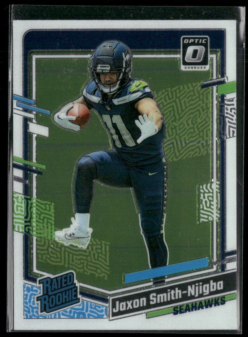 Jaxon Smith-Njigba 2023 Donruss Optic RC #293 Seattle Seahawks