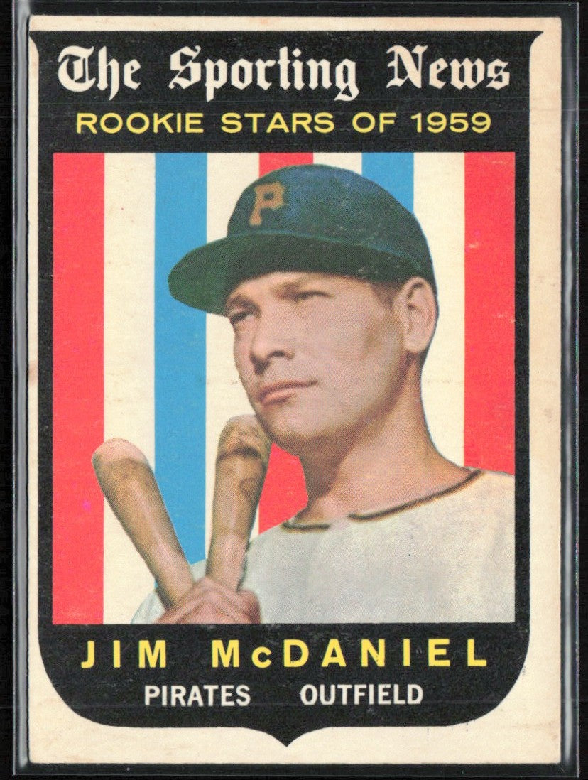 Jim McDaniel 1959 Topps RC #134.0 Pittsburgh Pirates