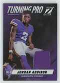 Jordan Addison 2023 Panini Zenith Turning Pro RC Jersey #TPM-JAN