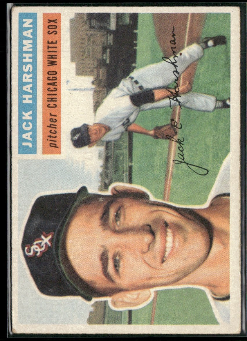 Jack Harshman 1956 Topps #29 Chicago White Sox
