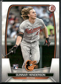 Gunnar Henderson 2023 Bowman RC #65 Baltimore Orioles