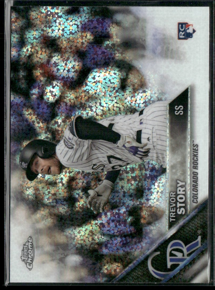 Trevor Story 2016 Topps Chrome Update Sparkle Refractor RC #HMT1