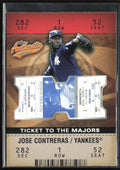 Jose Contreras 2003 Fleer Authentix RC /1850 #119 New York Yankees