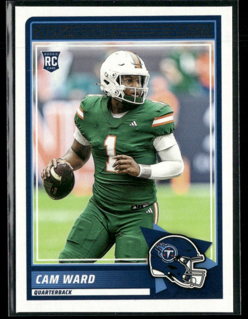 Cam Ward 2025 Panini Score #13 Tennessee Titans