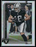 Jack Bech 2025 Topps Chrome Refractor RC #388 Las Vegas Raiders