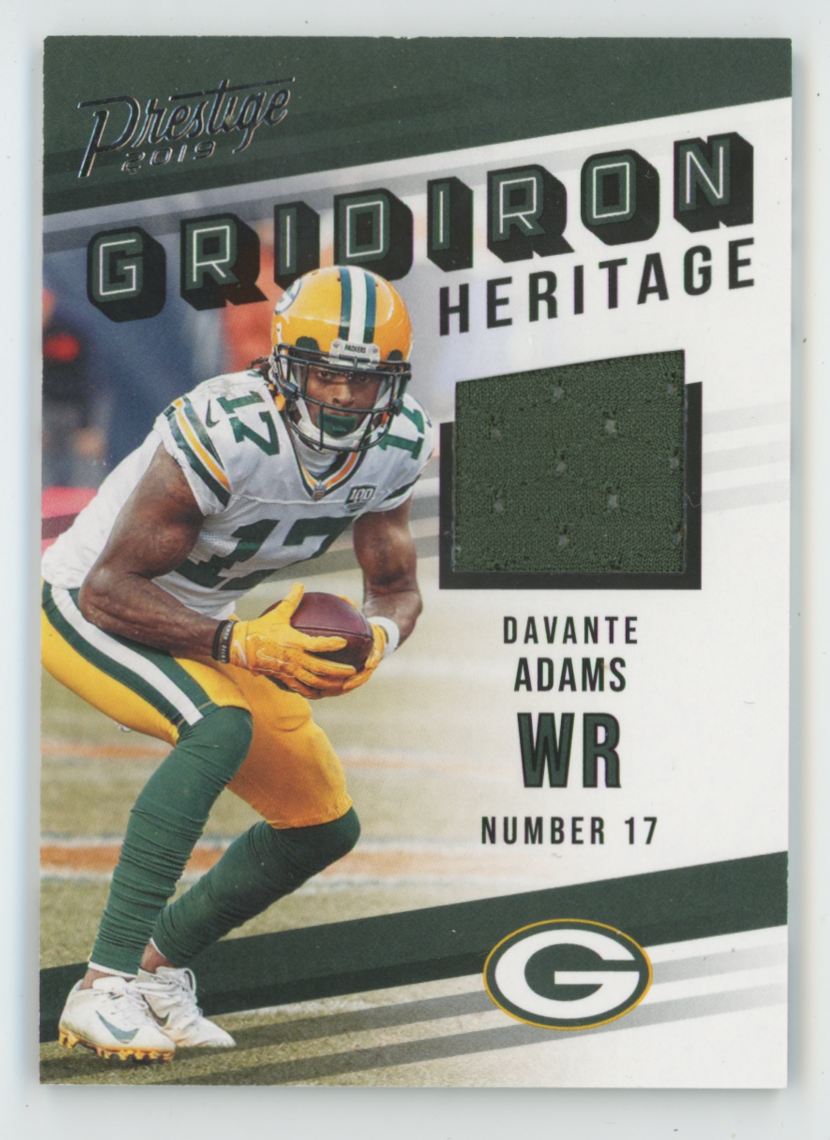 Davante Adams 2019 Panini Prestige Gridiron Heritage Jersey #GH-DA