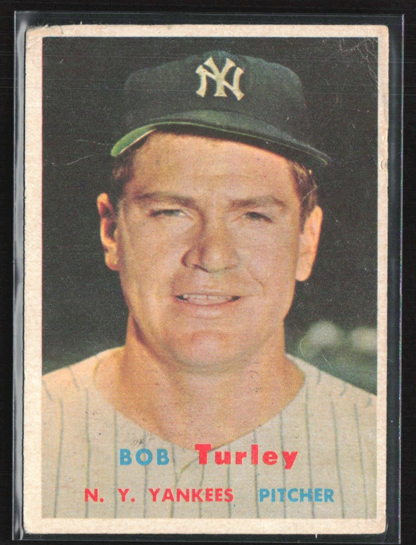 Bob Turley 1957 Topps #264 New York Yankees