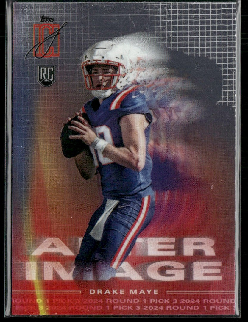 Drake Maye 2024 Topps Signature Class After Image RC #AI-8 New England Patriots