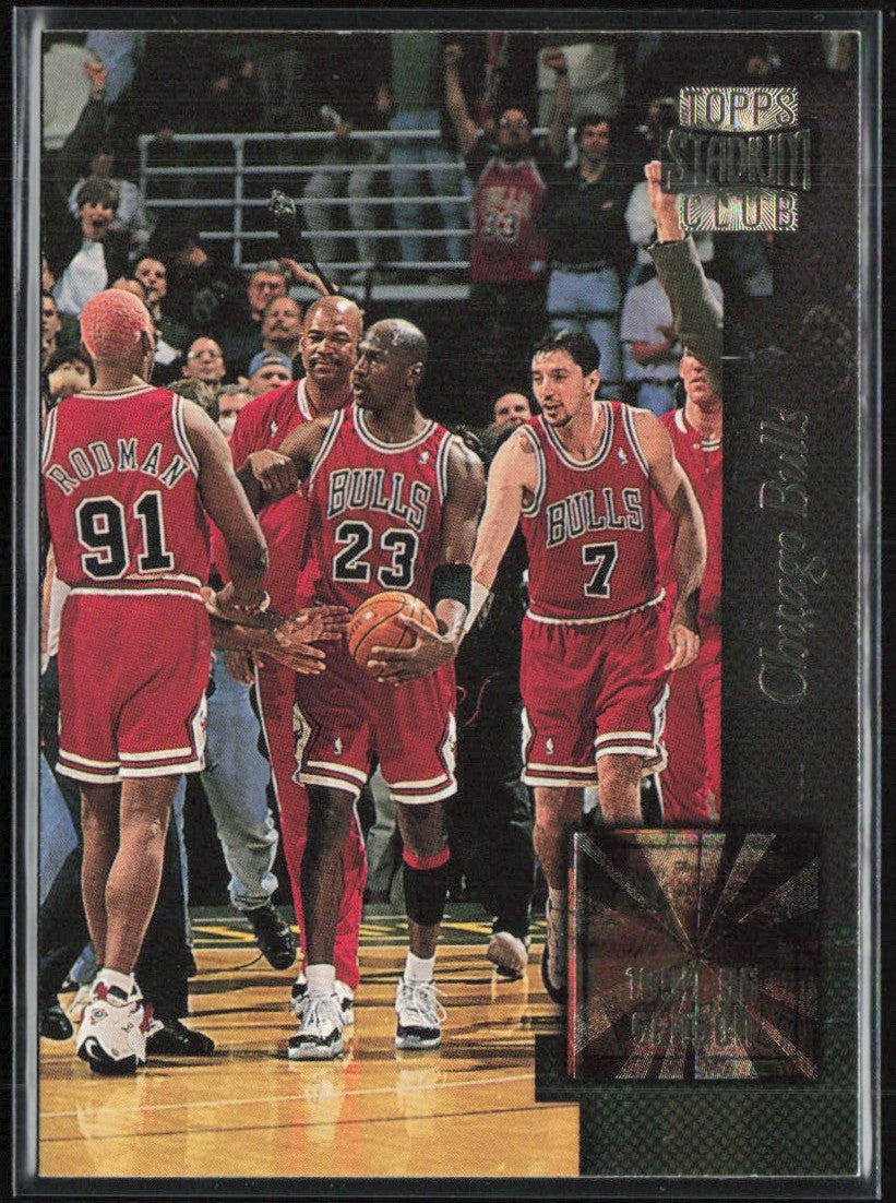 Michael Jordan 1996 Topps Stadium Club Golden Moments #GM3 Chicago Bulls