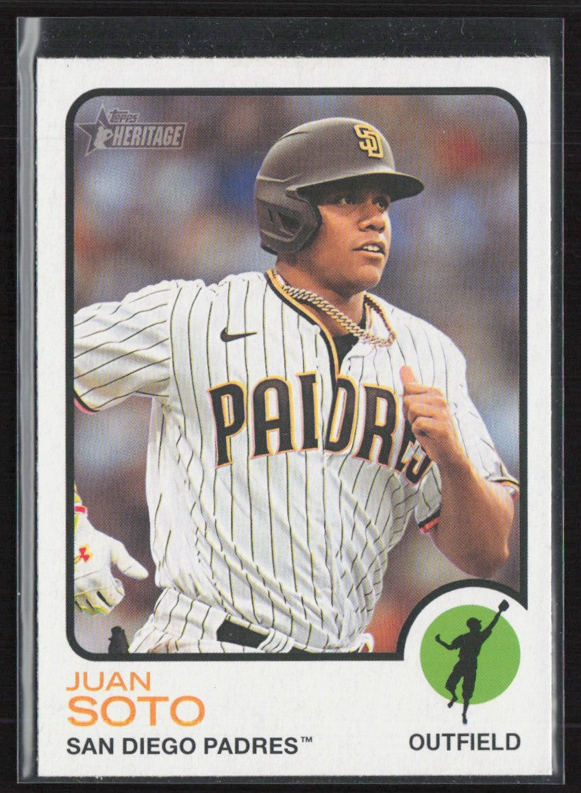 Juan Soto 2022 Topps Heritage #663 San Diego Padres