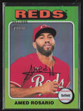 Amed Rosario 2024 Topps Heritage Chrome /699 #593 Cincinnati Reds